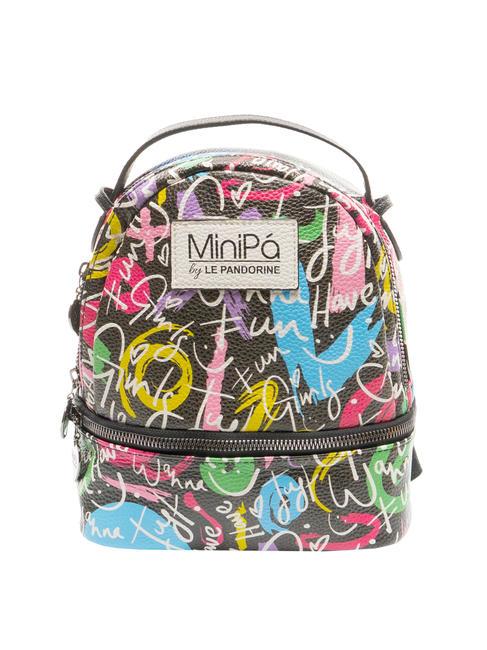 MINIPA' GRAFFITI BAGS Mini mochila negro - Mochilas Escuela & Tiempo Libre