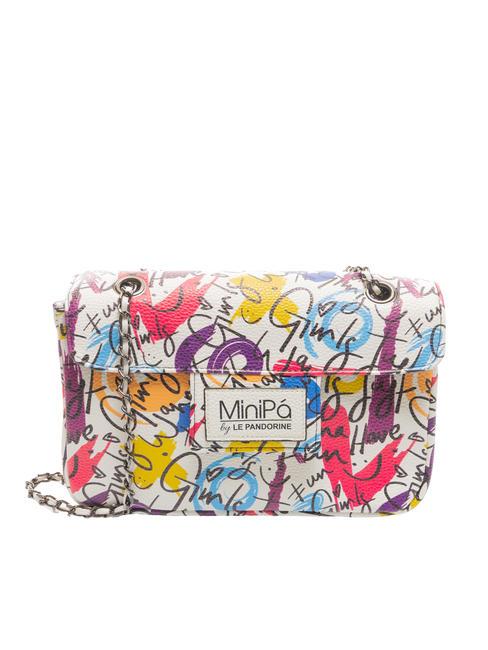 MINIPA' GRAFFITI Bolso con solapa para el hombro Blanco - Bolsas y accesorios  niños