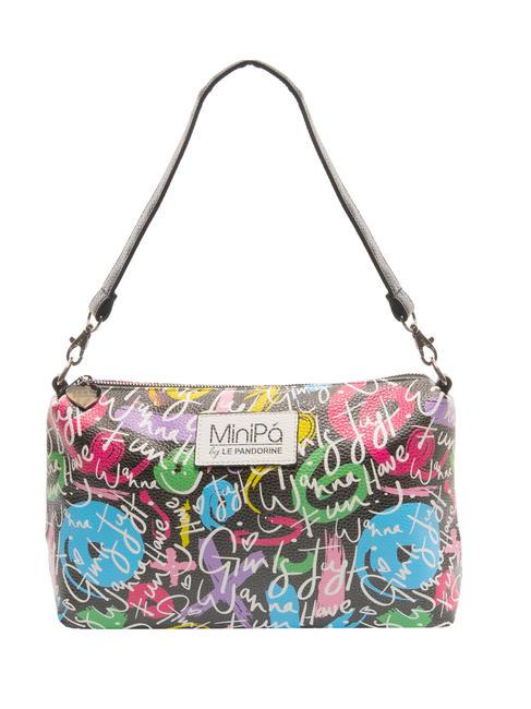 MINIPA' GRAFFITI Bolso bandolera con bandolera negro - Bolsas y accesorios  niños