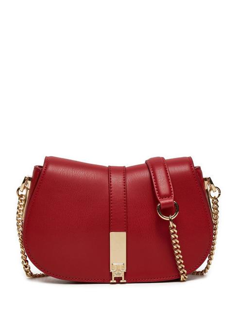 TOMMY HILFIGER HERITAGE  Mini bolso de hombro magma oscuro - Bolsos Mujer