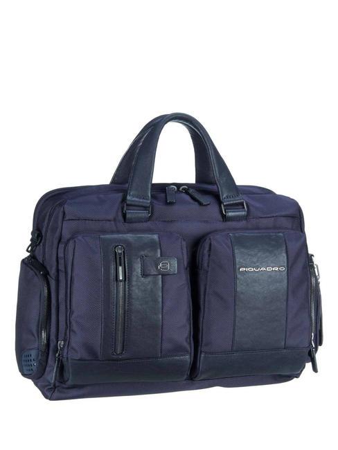 PIQUADRO BRIEF Breve maletín para pc de 15,6 " azul - Maletines de Trabajo