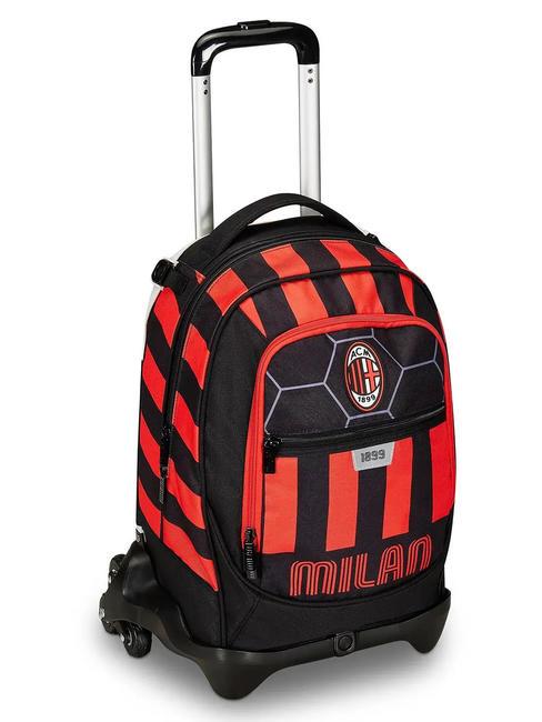 MILAN PATH OF VICTORY Mochila con ruedas 3 en 1, desmontable negro - Mochilas con ruedas