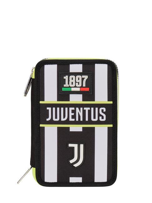 JUVENTUS WIN IS THE RULE Estuche con kit escolar completo. negro - Estuches y Accesorios