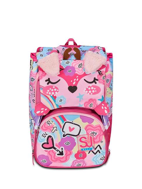 SJGANG PINKHUGS Mochila doble rosa frambuesa - Bolsas y accesorios  niños