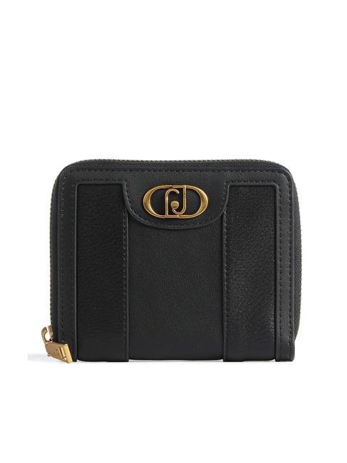 LIUJO ANABA Cartera con cremallera alrededor NEGRO - Carteras Mujer