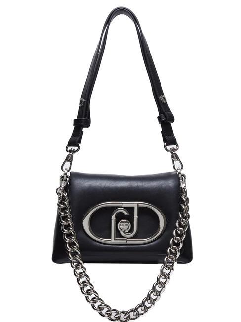 LIUJO LAPUFFY Bolso de hombro con asa de cadena NEGRO - Bolsos Mujer