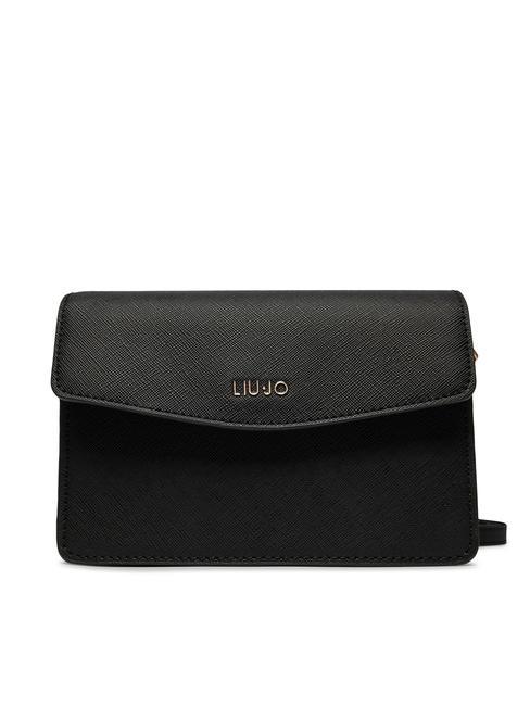 LIUJO CALIWEN Bolso bandolera con solapa NEGRO - Bolsos Mujer