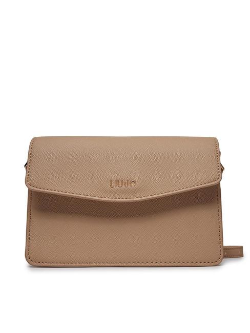 LIUJO CALIWEN Bolso bandolera con solapa galleta - Bolsos Mujer