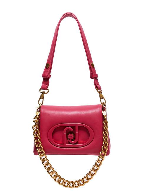 LIUJO LAPUFFY Bolso de hombro con asa de cadena larga vida al magenta - Bolsos Mujer