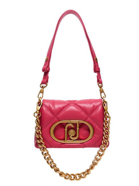 LIUJO LAPUFFY Mini bolso bandolera con asa de cadena larga vida al magenta - Bolsos Mujer