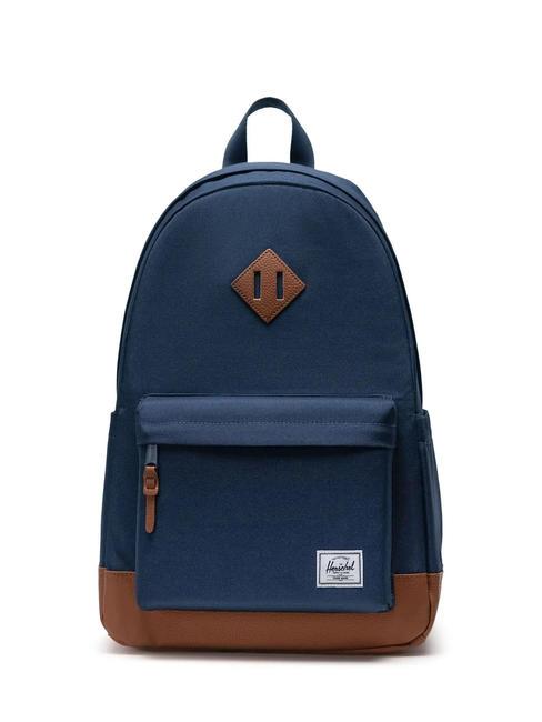 HERSCHEL HERITAGE  Mochila azul marino/bronceado - Mochilas Escuela & Tiempo Libre