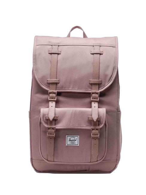 HERSCHEL LITTLE AMERICA MID mochila mediana ASH ROSE - Mochilas Escuela & Tiempo Libre