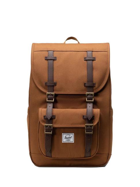 HERSCHEL LITTLE AMERICA MID mochila mediana caucho - Mochilas Escuela & Tiempo Libre