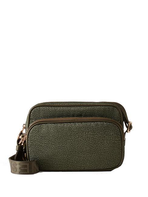 BORBONESE CAMERA CASE SMALL ECO LINE  Bolsa de hombro verde militar - Bolsos Mujer