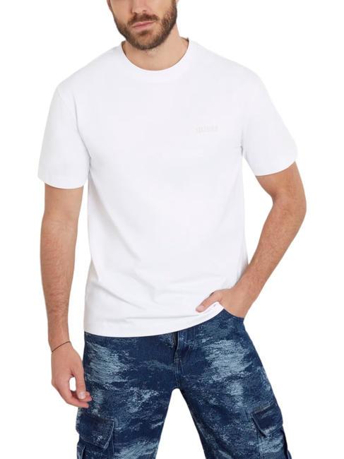 GUESS SS CN Camiseta de algodón purwhite - camiseta