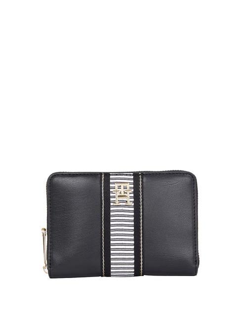 TOMMY HILFIGER FRESH Cartera pequeña con cremallera negro - Carteras Mujer