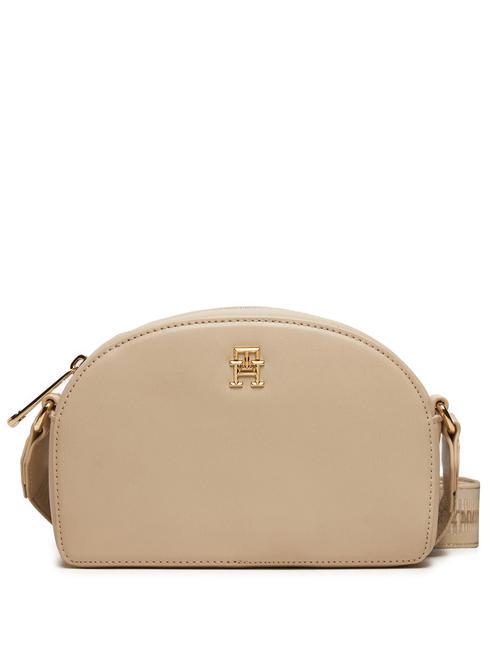 TOMMY HILFIGER FRESH Bolso de hombro para cámara beige clásico - Bolsos Mujer