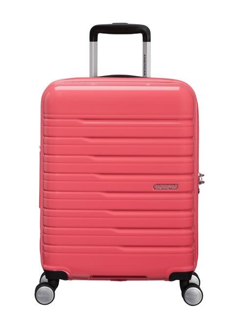 AMERICAN TOURISTER FLASHLINE POP Carro extensible para equipaje de mano Rosa coral - Equipaje de mano