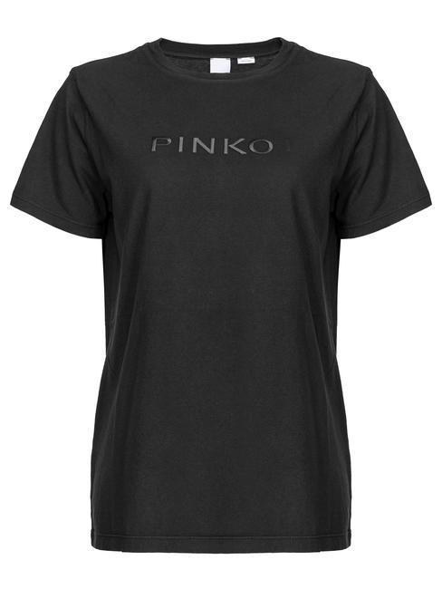 PINKO START Camiseta de algodón limusina negra - camiseta