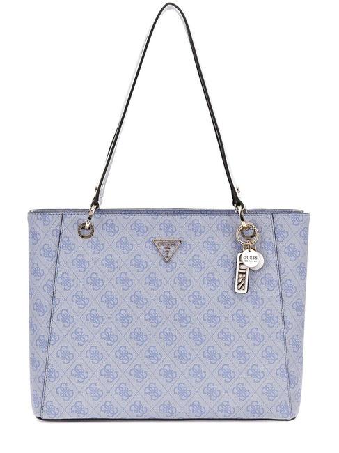 GUESS NOELLE Bolsa de la compra logotipo azul claro - Bolsos Mujer