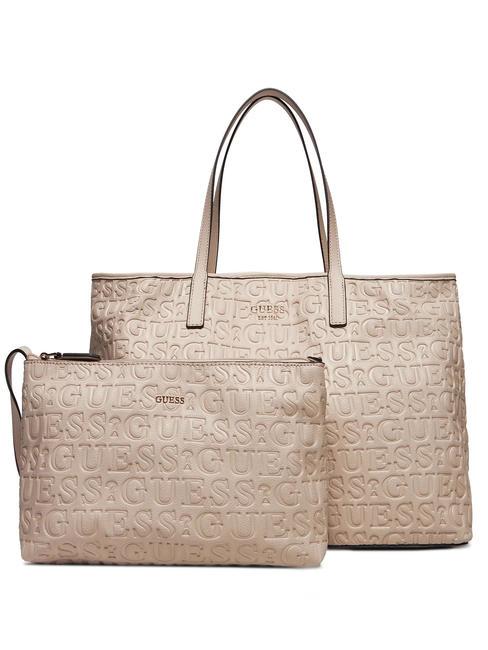 GUESS VIKKY II  Bolsa de hombro STONE - Bolsos Mujer