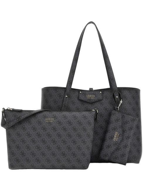 GUESS ECO BRENTON Tote Bolsa de hombro bolsa de asas Vikky Large Roo Coalog - Bolsos Mujer