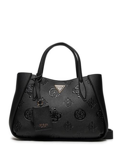 GUESS KEANDRA  Bolso de mano, con bandolera logotipo negro - Bolsos Mujer