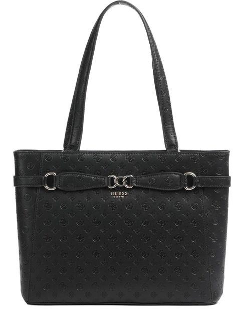 GUESS ARLENA  Bolsa de la compra logotipo negro - Bolsos Mujer