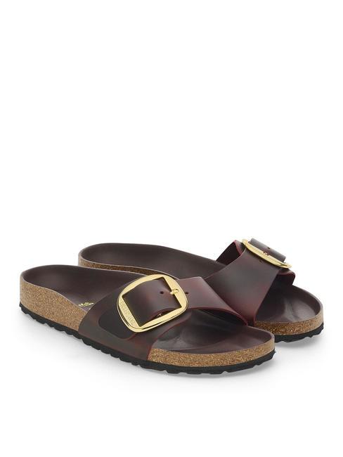 BIRKENSTOCK MADRID BIG BUCKLE Zapatilla de cuero zinfandel - Zapatos Mujer