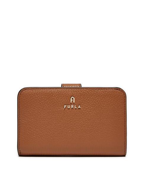 FURLA CAMELIA Cartera compacta brandy - Carteras Mujer