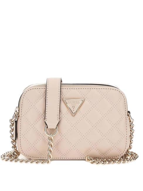 GUESS GIULLY  Bolso mini para cámara al hombro beige claro - Bolsos Mujer