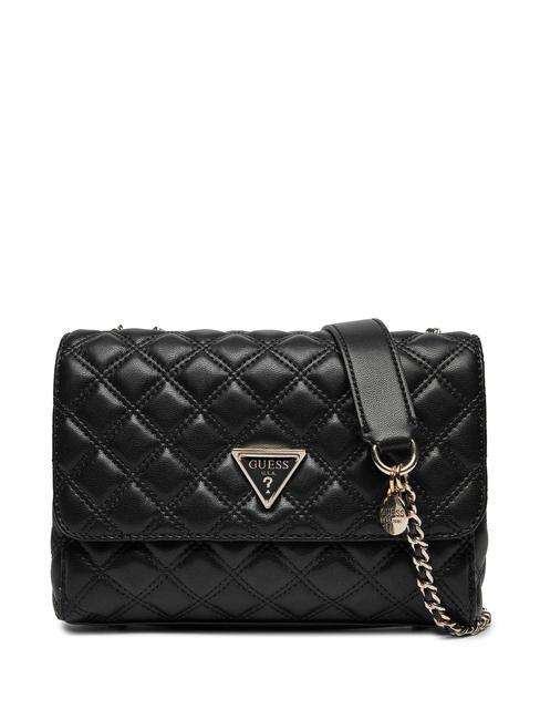 GUESS GIULLY 2 Convertible Bolso de hombro/bandolera NEGRO - Bolsos Mujer