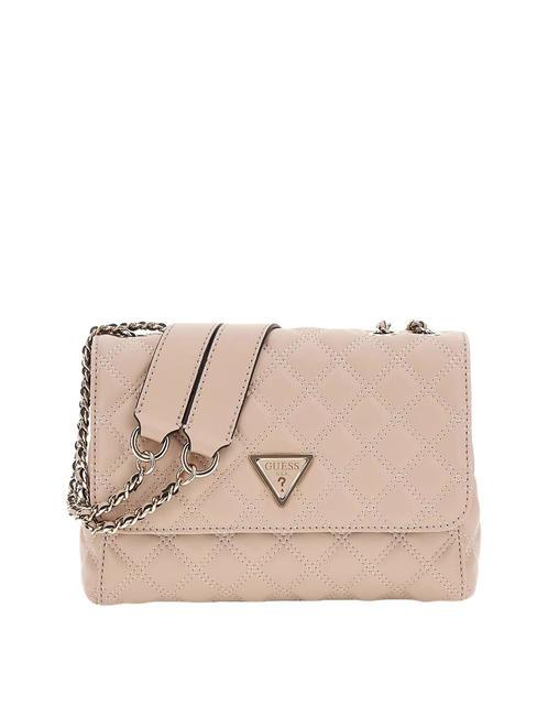 GUESS GIULLY 2 Convertible Bolso de hombro/bandolera beige claro - Bolsos Mujer