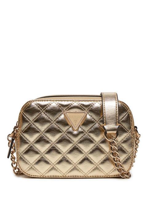 GUESS GIULLY Quilted Mini bolso de hombro oro - Bolsos Mujer