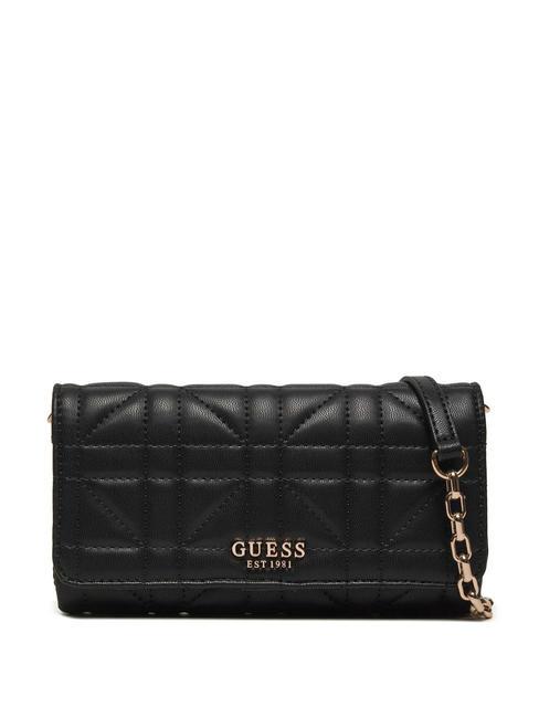 GUESS ASSIA  Mini bolso de hombro NEGRO - Bolsos Mujer