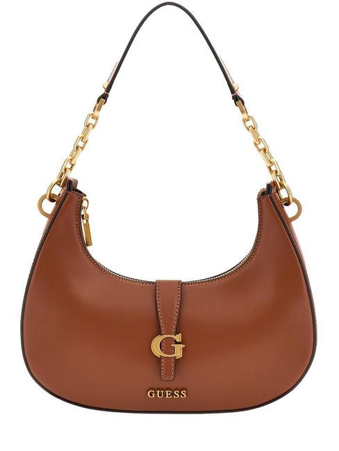 GUESS KUBA  Bolsa de hombro COGNAC - Bolsos Mujer