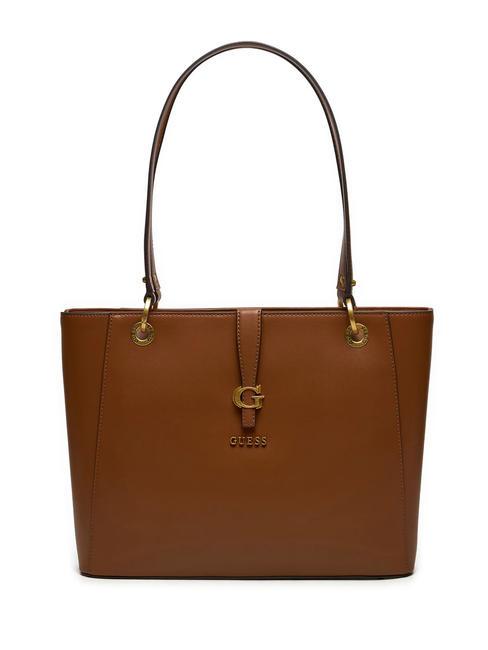 GUESS KUBA Comprador de hombro COGNAC - Bolsos Mujer