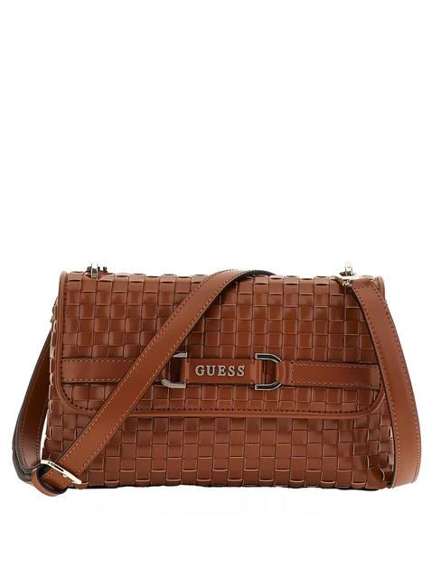 GUESS MAJKA Bolsa de hombro COGNAC - Bolsos Mujer