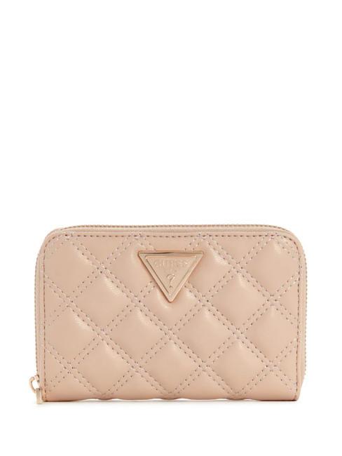 GUESS GIULLY Cartera con cremallera beige claro - Carteras Mujer