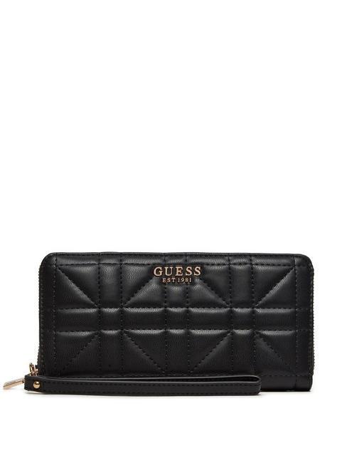 GUESS ASSIA  Cartera con cremallera NEGRO - Carteras Mujer