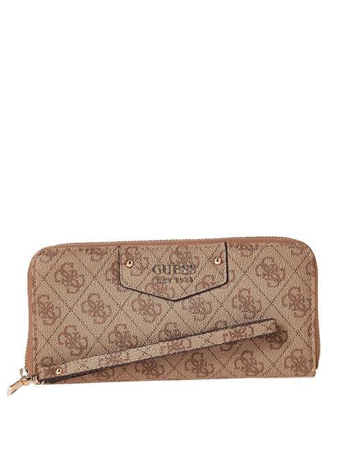 GUESS ECO BRENTON Cartera con cremallera LOGOTIPO DE LECHE - Carteras Mujer