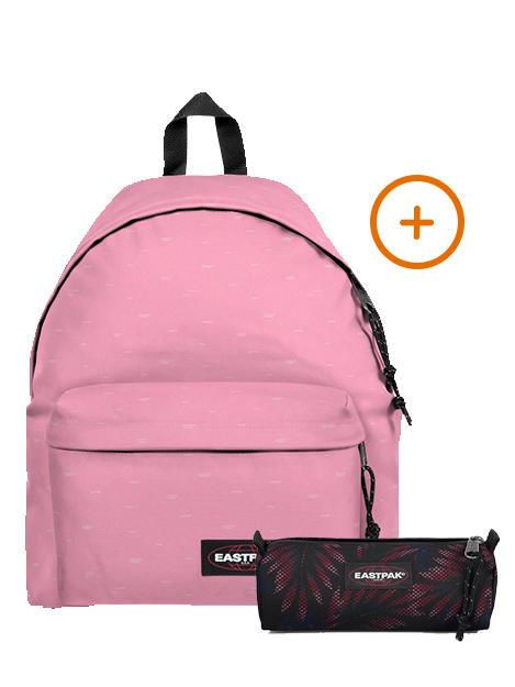 EASTPAK PADDED PAK'R + BENCHMARK SINGLE Mochila + Estuche olas del mar - Mochilas Escuela & Tiempo Libre