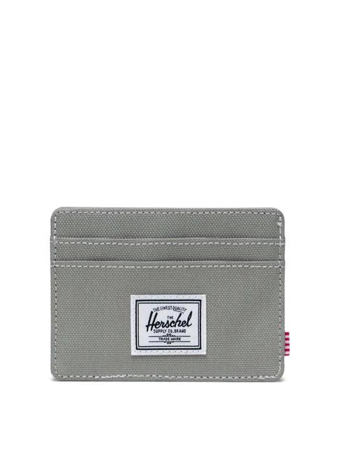 HERSCHEL CHARLIE  Tarjetero plano algas marinas/puntada blanca - Carteras Mujer