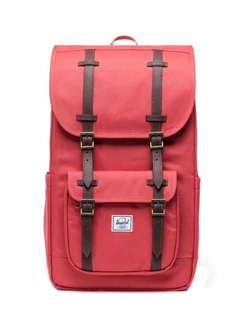 HERSCHEL LITTLE AMERICA  Mochila de tamaño estándar rosa mineral - Mochilas Escuela & Tiempo Libre