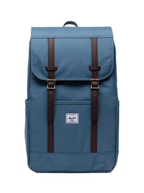 HERSCHEL RETREAT Mochila azul acero - Mochilas Escuela & Tiempo Libre