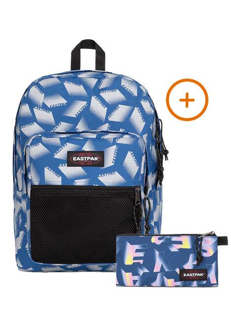 EASTPAK PINNACLE + FLATCASE Mochila + Estuche relfeks ep azul - Mochilas Escuela & Tiempo Libre