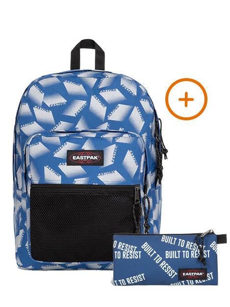 EASTPAK PINNACLE + FLATCASE Mochila + Estuche relfeks ep azul - Mochilas Escuela & Tiempo Libre