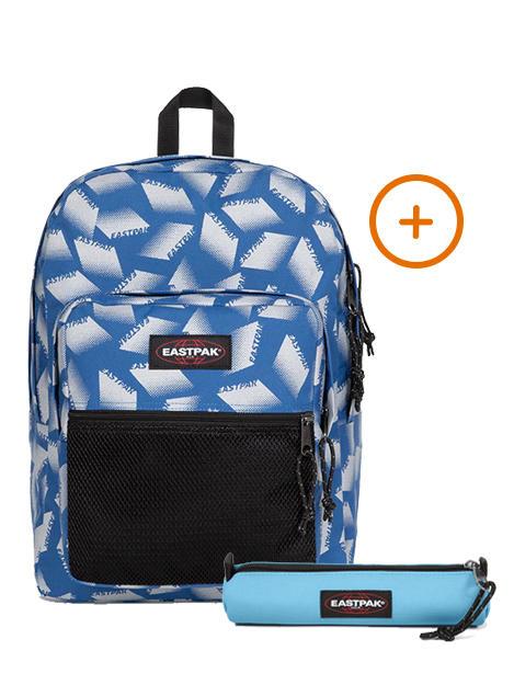 EASTPAK PINNACLE + SMALL ROUND SINGLE Mochila + Estuche relfeks ep azul - Mochilas Escuela & Tiempo Libre