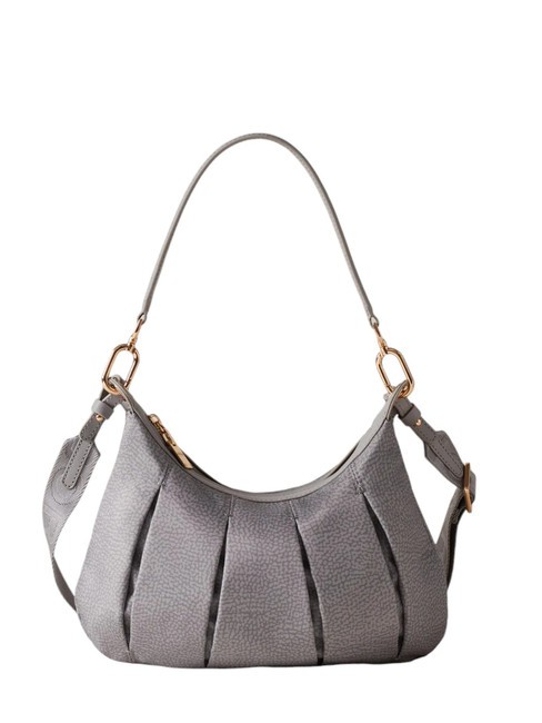 BORBONESE CROISSANT HOBO SMALL Bolsa de hombro nube - Bolsos Mujer