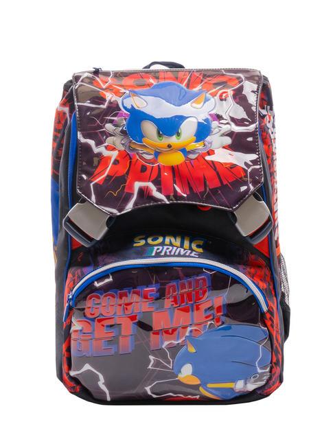 SONIC PRIME SONIC Mochila doble zafiro oscuro - Mochilas Escuela & Tiempo Libre